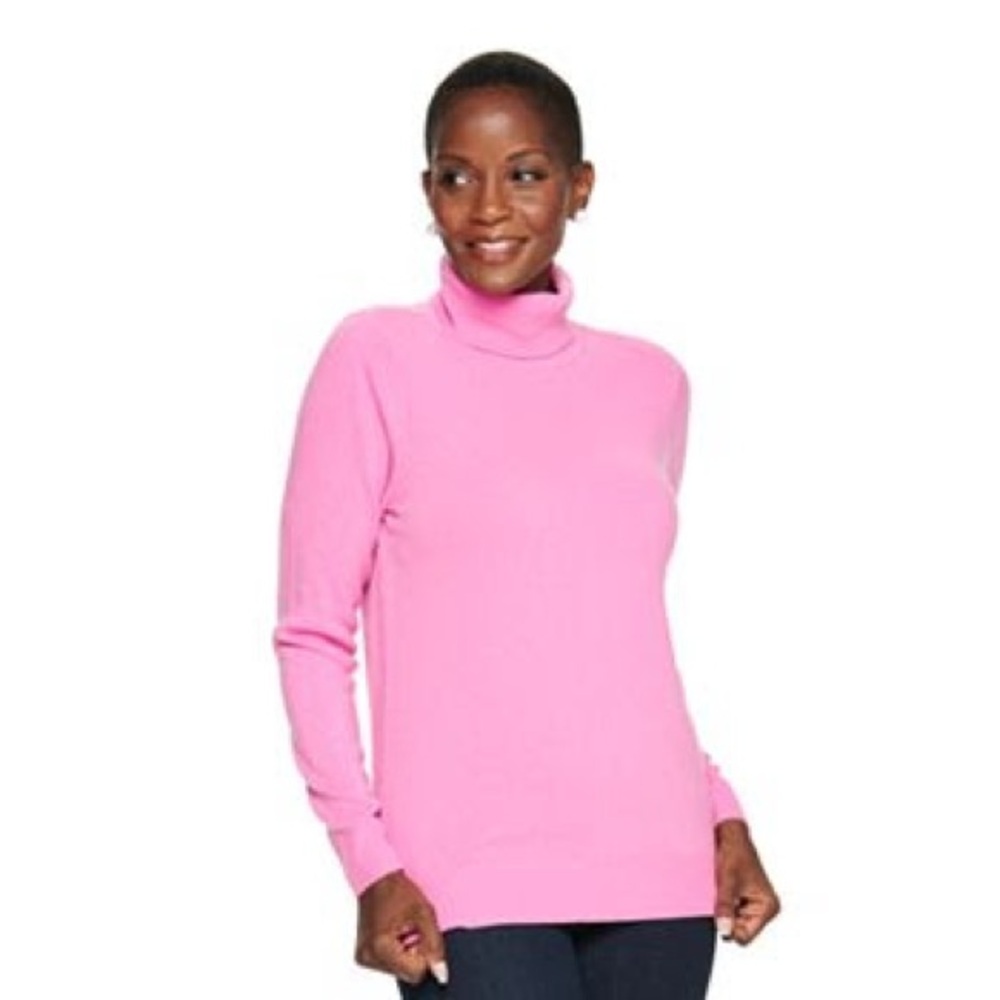 Women's Croft & Barrow® Extra Soft Turtleneck
Sweater XL